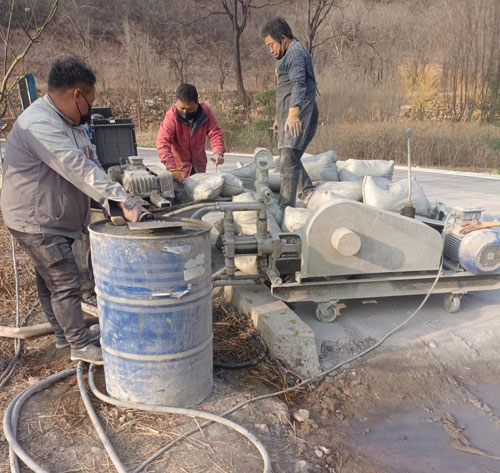肃州路面下沉注浆